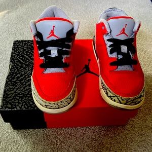 Jordan 3 Retro Fire Red / Cement Grey Size 11 2020 NBA All Star Game Editions